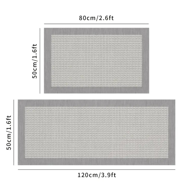 2-Pack Kitchen Floor Mats – Non-Slip, Waterproof & Easy to Clean