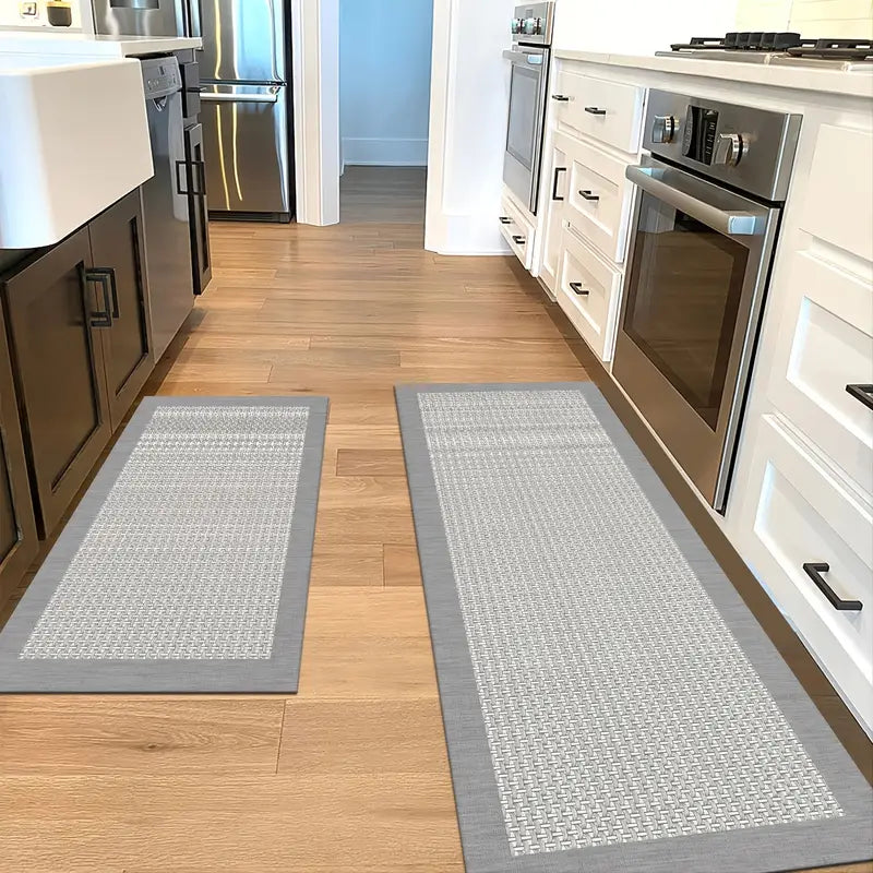 2-Pack Kitchen Floor Mats – Non-Slip, Waterproof & Easy to Clean