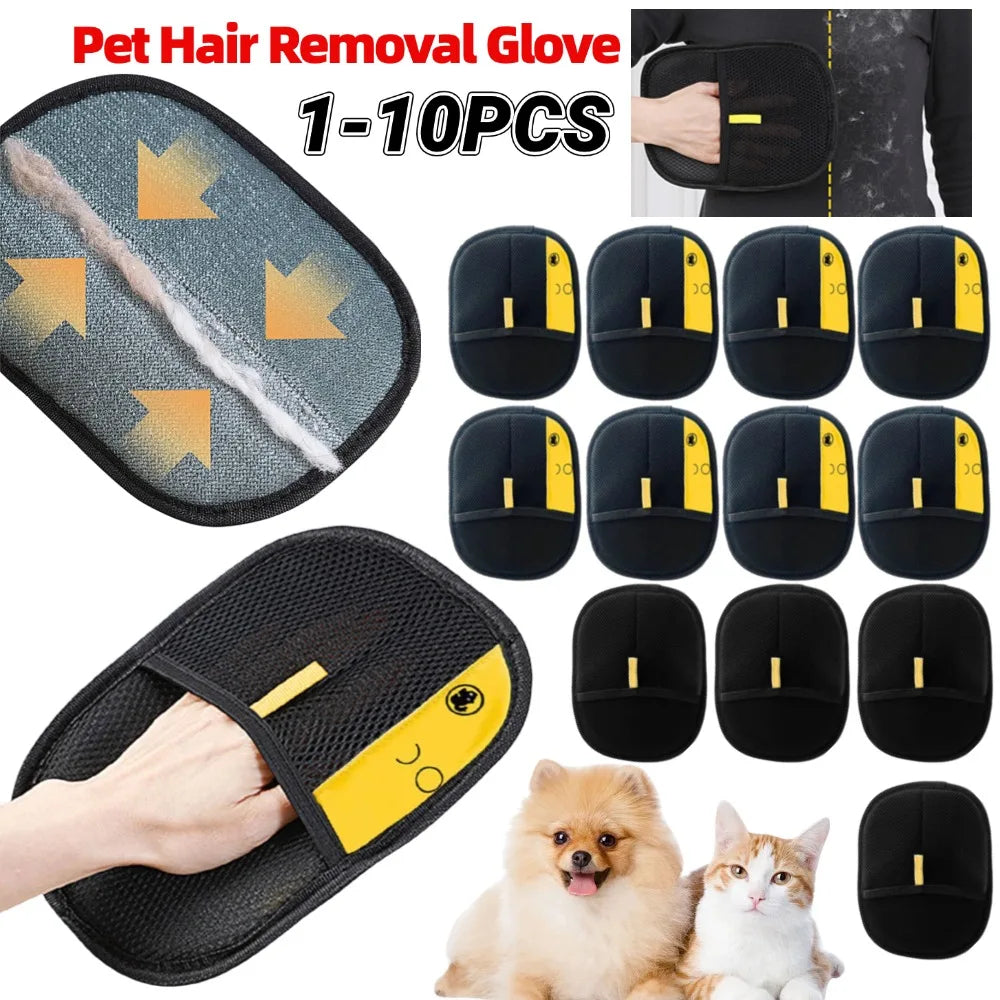 Reusable Pet Hair Removal Gloves